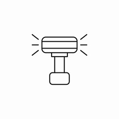 ring light illumination icon sign vector