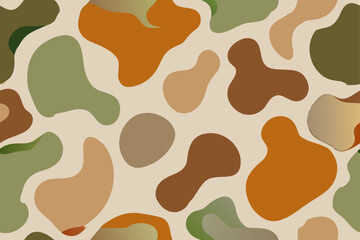 Organic flowing shapes in earthy tones abstract organic shapes