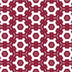 Seamless Abstract Vector Texture for Floor Mockups, Game Design, and 3D Surfaces Red Christmas Geometric Repeating Pattern Vector for Architecture Visualization and Interior Decoration