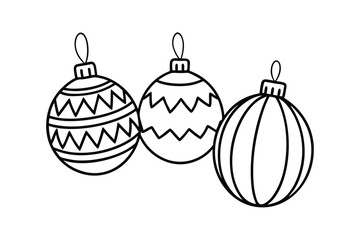 Hand Drawn Christmas Ornaments
