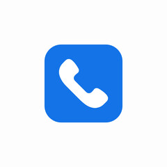phone calling icon sign vector