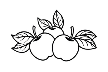 Vintage Apples And Leaves