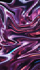 Ribbed reeded glass abstract iridescent background Holographic stylish acrylic web texture. Liquid paint Fluted smeared art artistic background. Abstract art for covers, screensavers, wallpapers etc