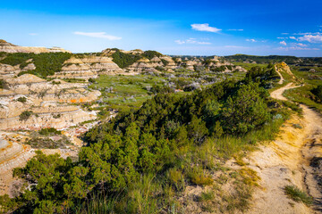 Obraz premium Boicourt Overlook Canyons Aerial View