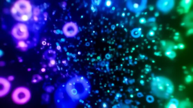 Abstract digital light display
