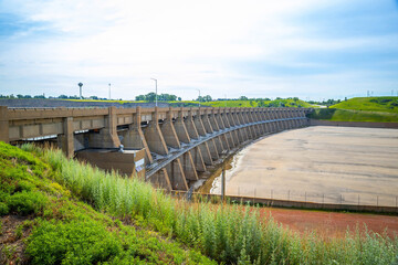 Garrison Dam at Lake Sakakawea in North Dacota