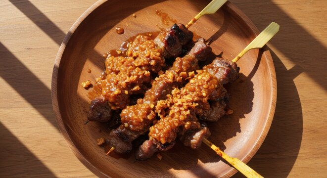 Sate Klatak, a Traditional Javanese Lamb Satay from Yogyakarta