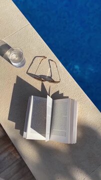 Reading Day by the Pool