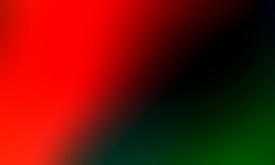 Abstract blurred background image of red, green colors gradient used as an illustration. Designing posters or advertisements.