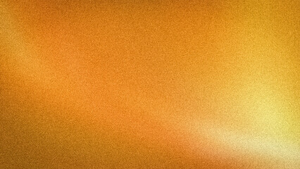 Luxurious 4K abstract background with a vibrant, blurred grainy texture, transitioning through radiant gold, warm orange, and rich brown tones