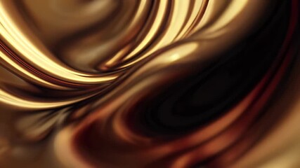 Elegant gold gradients swirl merge fluidly seamless video loop abstract background perfect luxury brand intros premium visual design video motion graphics needing opulent texture glowing