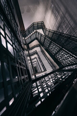 銀座商業施設内の螺旋階段