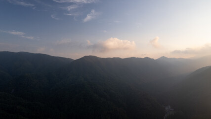 Fototapeta premium 山脈の風景
