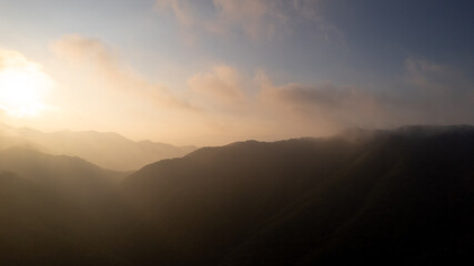 山脈の風景