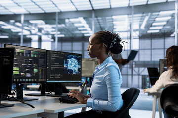 Artificial intelligence data center expert writing disaster recovery plans ensuring minimal...