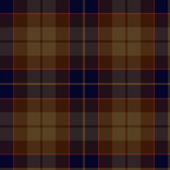 Black, Red, Brown, Blue Tartan Weave Pattern - Tile