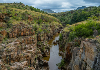 Bourke's Luck Potholes in Graskop, Mpumalanga - Popular geological attraction formed by water erosion