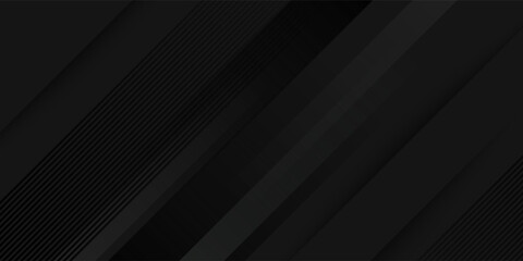 Black abstract background. Elegant dark diagonal shape elements.
