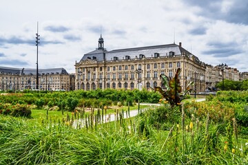 Fototapeta premium Place de la Bourse, Bordeaux, Gironde, Nouvelle-Aquitaine, France, Europe
