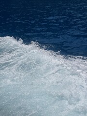 water splash in the sea