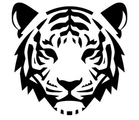 tiger head vector