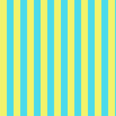 Refreshing Blue and Yellow Vertical Stripes Summer Background Pattern
