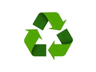 Obraz premium Recycle symbol green arrows eco friendly environment sustainability conservation icon