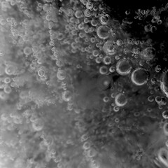 Macro texture of ice block as background