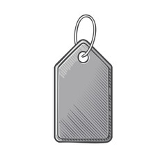 Fototapeta premium Isolated Hanging Price Tag Illustration with String Cord for Retail Sale Sign