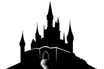 castle silhouette