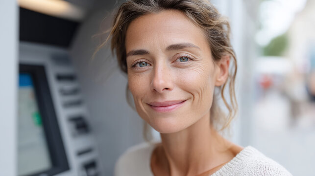 Advanced technology in banking: facial recognition enhances atm interaction