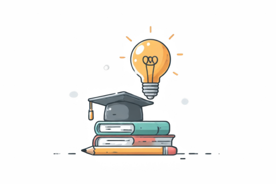 Education, Graduation, Idea, Light Bulb, Books, Pencil, Learning, Knowledge, Inspiration, Success, Academic, University, College, School, Student, Graduation Cap, Enlightenment, Wi