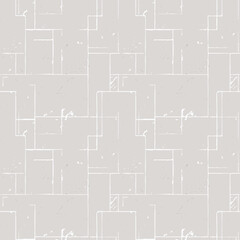 Fototapeta premium Seamless pattern of subtle grid lines on a light background 