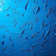 Obraz premium Abstract blue paint texture; close-up detail; artistic background; design element
