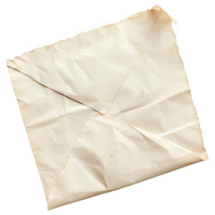 Obraz premium Vintage Crumpled Envelope with Yellowed Paper and Texture Details