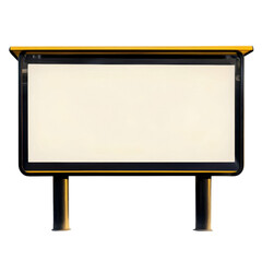 Obraz premium Blank Urban Billboard for Advertising in Modern Cityscape