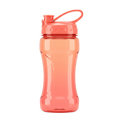 Fitness bottle isolated on white background 