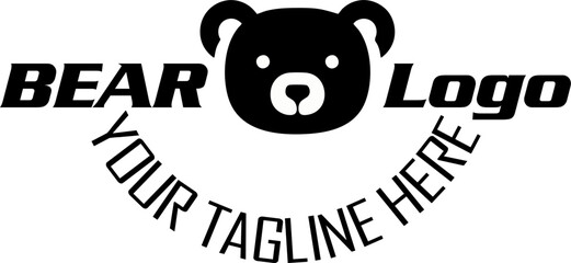Modern professional grizzly bear logo for a sport team
Bear head outline silhouette cut out vector sticker with Simple Geometric Design of Bear Head and Bear head mascot vector for emblem design Masco
