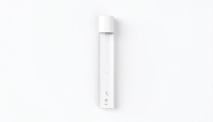 Isolated White Plant Watering Spike Mockup With Bubble Indicator on a Clear Background