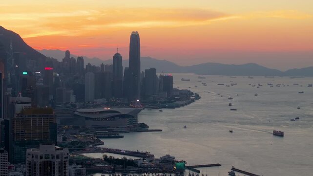 Cityscape from Braemar Hill at Dusk