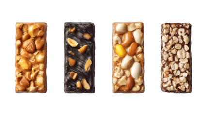 A row of assorted nuts, visual guide to healthy snacking and ingredient options