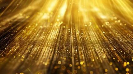 Vibrant yellow sparkles creating a radiant digital backdrop. - Powered by Adobe
