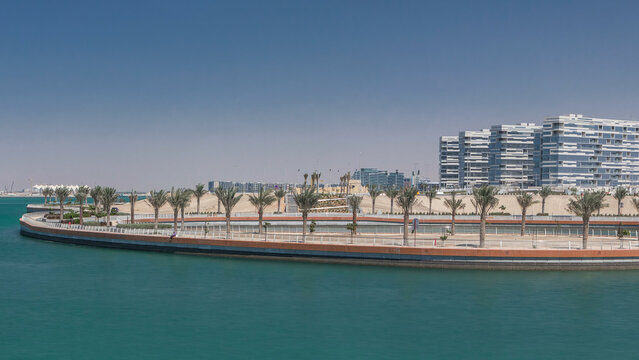 The Yas Island Beach Area and Al Dana timelapse.