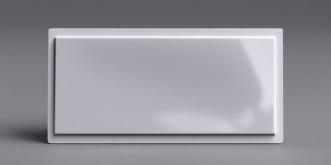 Minimalist design of a sleek, modern rectangle, perfect for conveying elegance and sophistication. The clean lines and subtle lighting create a sense of calmness and focus.