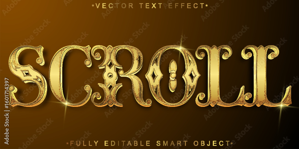 Poster ancient historical scroll parchment manuscript document style design vector fully editable smart obj