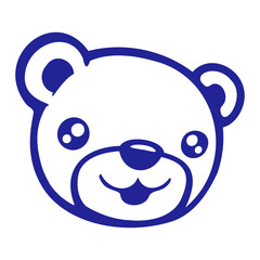 Bear Happy Smile Cute Teddy Friendly Comic Grizzly