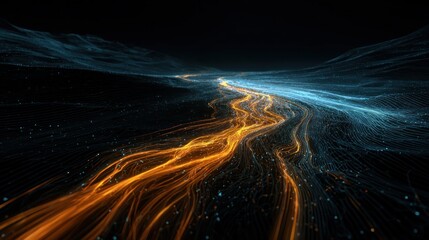 Abstract digital river