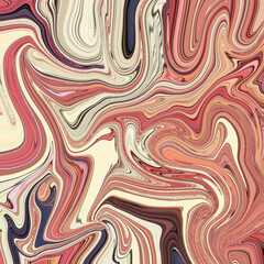 Creamy swirl of blush, crimson, and charcoal tones in an abstract marble pattern. Perfect for art, backgrounds, and digital design. 