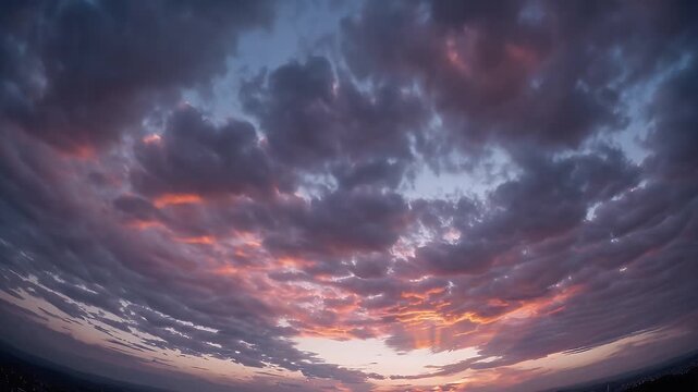Aerial sweep cotton candy sunset clouds captured stunning K HDR revealing painterly pinks oranges periwinkle blues an instant atmospheric establishing plate travel vlogs inspirational quotes