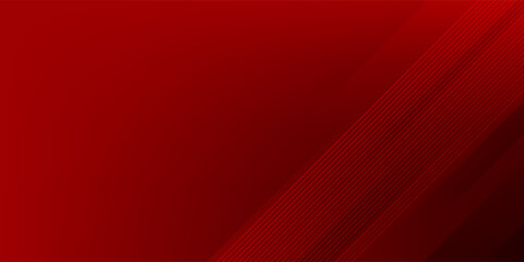 Red line with white architecture futuristic background minimal concept vector illustration subtle design.